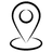 Location pin icon for venue