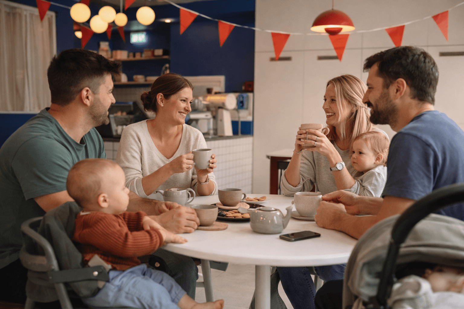 Meet others in the same stage